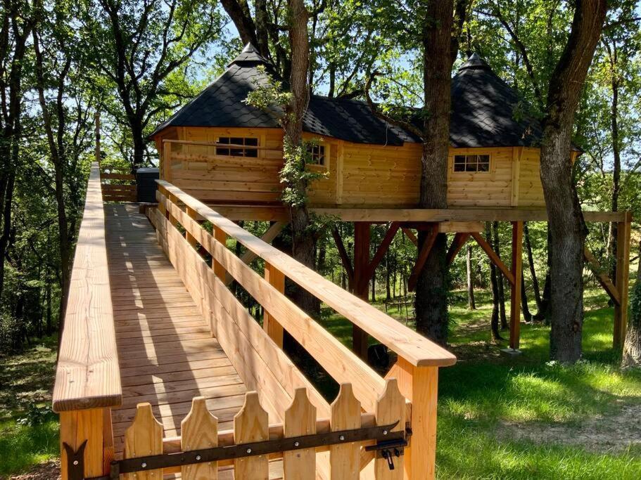 La Cabane Perchee De La Mure Bongheat Dış mekan fotoğraf